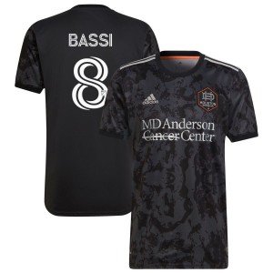 Amine Bassi Houston Dynamo FC adidas 2022 The Bayou City Jersey Replica Jersey - Black