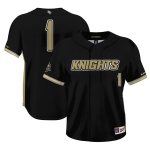 #1 UCF Knights ProSphere Youth Baseball Jersey - Black
