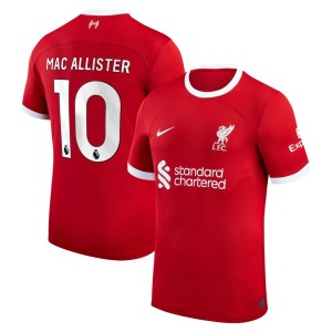 Alexis Mac Allister Liverpool Nike Youth 2023/24 Home Replica Player Jersey - Red