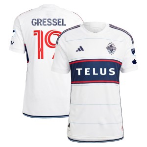Julian Gressel Vancouver Whitecaps FC adidas 2023 Bloodlines Authentic Player Jersey - White