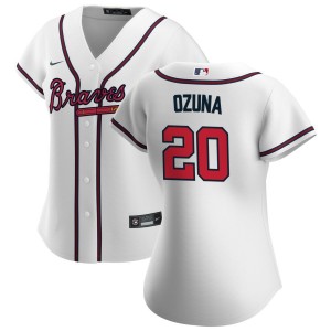 Marcell Ozuna Atlanta Braves Nike Women's Home Replica Jersey - White