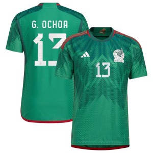 Guillermo Ochoa Mexico National Team adidas 2022/23 Home Authentic Player Jersey - Green
