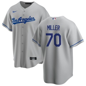 Bobby Miller Los Angeles Dodgers Nike Road Replica Jersey - Gray