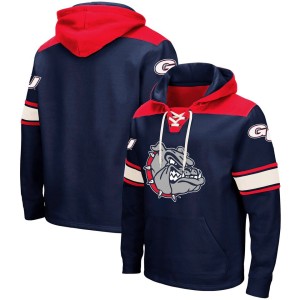 Gonzaga Bulldogs Colosseum 2.0 Lace-Up Pullover Hoodie - Navy