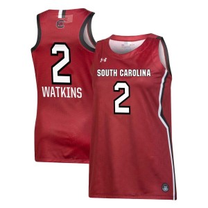 Ashlyn Watkins South Carolina Gamecocks Under Armour Women's NIL Women's Basketball Jersey - Garnet