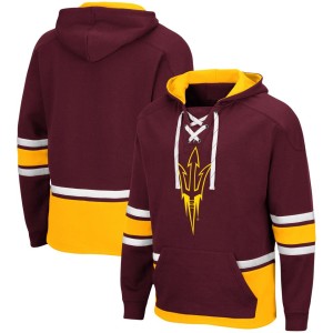 Arizona State Sun Devils Colosseum Lace Up 3.0 Pullover Hoodie - Maroon