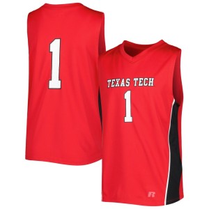 Youth Red Texas Tech Red Raiders Fashion BB Sleeveless Jersey