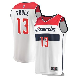 Jordan Poole Washington Wizards Fanatics Branded Fast Break Replica Jersey - Association Edition - White