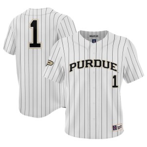 #1 Purdue Boilermakers ProSphere Baseball Jersey - White