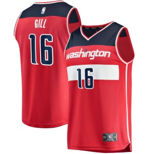 Anthony Gill Washington Wizards Fanatics Branded 2021/22 Fast Break Replica Jersey - Icon Edition - Red