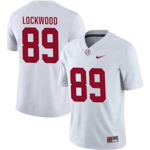 Ty Lockwood Alabama Crimson Tide Nike NIL Replica Football Jersey - White