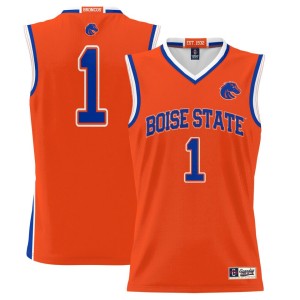 #1 Boise State Broncos ProSphere Basketball Jersey - Orange