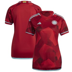 Colombia National Team adidas Women's 2022/23 Away Replica Jersey - Red