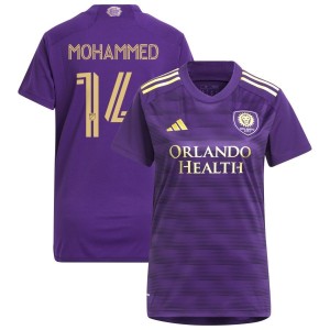 Shakur Mohammed Orlando City SC adidas Women's 2023 The Wall Kit Replica Jersey - Purple
