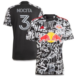 Matthew Nocita  New York Red Bulls adidas 2023 Freestyle Replica Jersey - Black