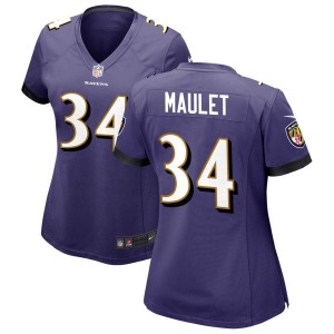 Arthur Maulet Baltimore Ravens Nike Women's Game Jersey - Purple