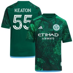 Keaton Parks Keaton  New York City FC adidas Youth 2023 The Parks Replica Jersey - Green