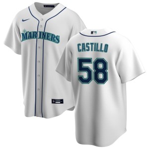 Luis Castillo Seattle Mariners Nike Youth Home Replica Jersey - White