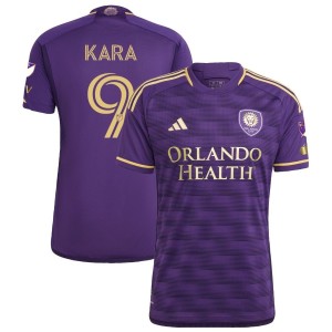 Ercan Kara Orlando City SC adidas 2023 The Wall Kit Authentic Jersey - Purple