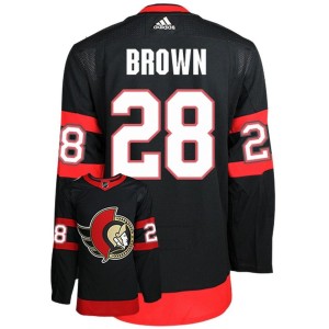 Connor Brown Ottawa Senators Adidas Primegreen Authentic NHL Hockey Jersey