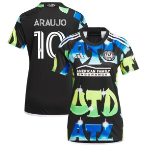 Luiz Araujo  Atlanta United FC adidas Women's 2023 The 404 Replica Jersey - Black