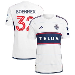 Isaac Boehmer Vancouver Whitecaps FC adidas 2023 Bloodlines Authentic Jersey - White