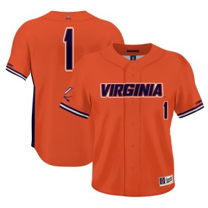 #1 Virginia Cavaliers ProSphere Youth Baseball Jersey - Orange