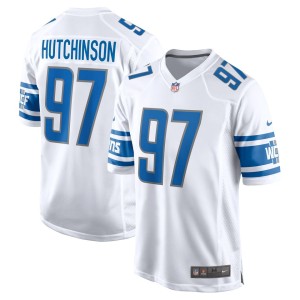 Aidan Hutchinson Detroit Lions Nike Player Game Jersey - White
