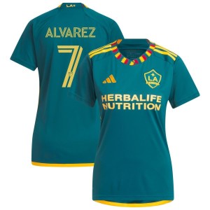 Efrain Alvarez LA Galaxy adidas Women's 2023 LA Kit Replica Jersey - Green