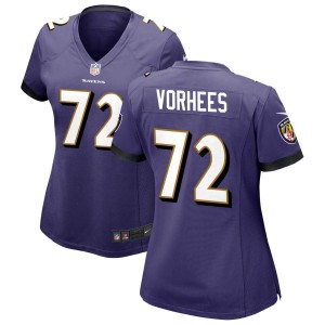 Andrew Vorhees Baltimore Ravens Nike Women's Game Jersey - Purple