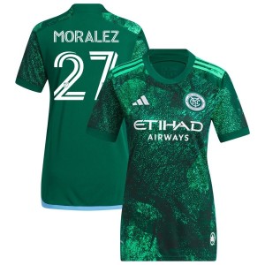 Maximiliano Moralez  New York City FC adidas Women's 2023 The Parks Replica Jersey - Green