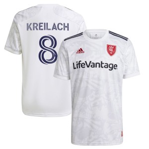 Damir Kreilach Real Salt Lake adidas 2021 The Supporter's Secondary Replica Player Jersey - White