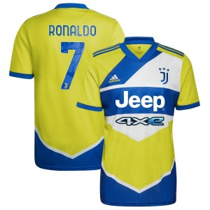 Cristiano Ronaldo Juventus adidas 2021/22 Third Replica Player Jersey - Yellow