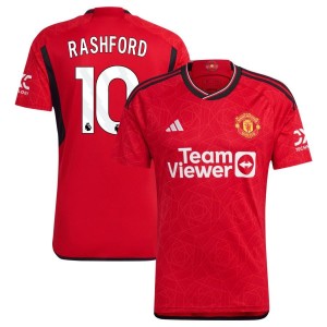 Marcus Rashford  Manchester United adidas 2023/24 Home Replica Jersey - Red