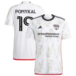 Paxton Pomykal FC Dallas adidas 2023 Burn Baby Burn Replica Jersey - White