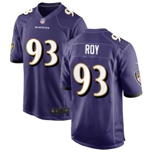Bravvion Roy Baltimore Ravens Nike Game Jersey - Purple
