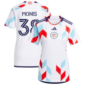 Alex Monis Chicago Fire adidas Women's 2023 A Kit For All Replica Jersey - White