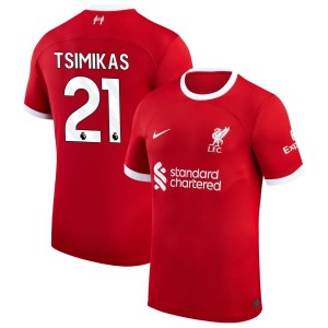 Konstantinos Tsimikas Liverpool Nike Youth 2023/24 Home Replica Jersey - Red