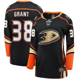 Women's Fanatics Branded Derek Grant Black Anaheim Ducks Home Breakaway Player Jersey