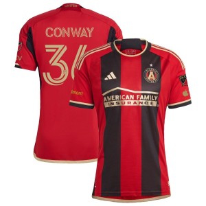 Jackson Conway Atlanta United FC adidas 2023 The 17s' Kit Authentic Jersey - Black