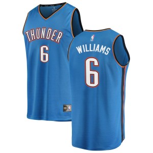 Jaylin Williams Oklahoma City Thunder Fanatics Branded 2019/20 Fast Break Replica Jersey Blue - Icon Edition