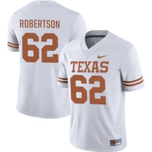 Connor Robertson Texas Longhorns Nike NIL Replica Football Jersey - White