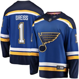 Men's Fanatics Branded Thomas Greiss Blue St. Louis Blues Home Breakaway Player Jersey