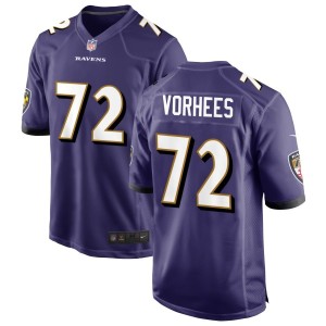 Andrew Vorhees Baltimore Ravens Nike Game Jersey - Purple