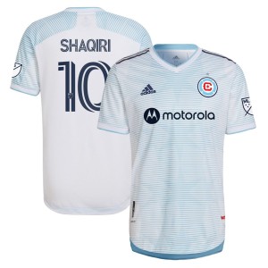 Xherdan Shaqiri Chicago Fire adidas 2022 Lakefront Kit Authentic Player Jersey - White