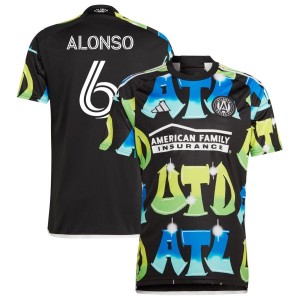 Osvaldo Alonso  Atlanta United FC adidas 2023 The 404 Replica Jersey - Black