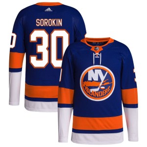 Ilya Sorokin New York Islanders adidas Home Primegreen Authentic Pro Jersey - Royal