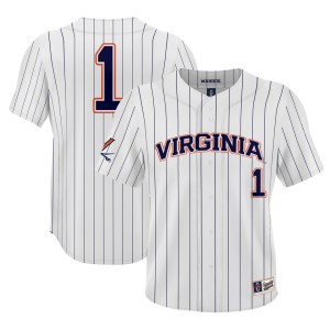 #1 Virginia Cavaliers ProSphere Youth Baseball Jersey - White