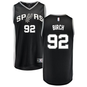Khem Birch San Antonio Spurs Fanatics Branded Fast Break Replica Jersey Black - Icon Edition