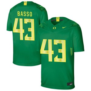 Luke Basso Oregon Ducks Nike NIL Replica Football Jersey - Green